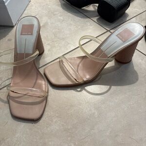 Dolce Vita Women's Nude Heeled Sandals